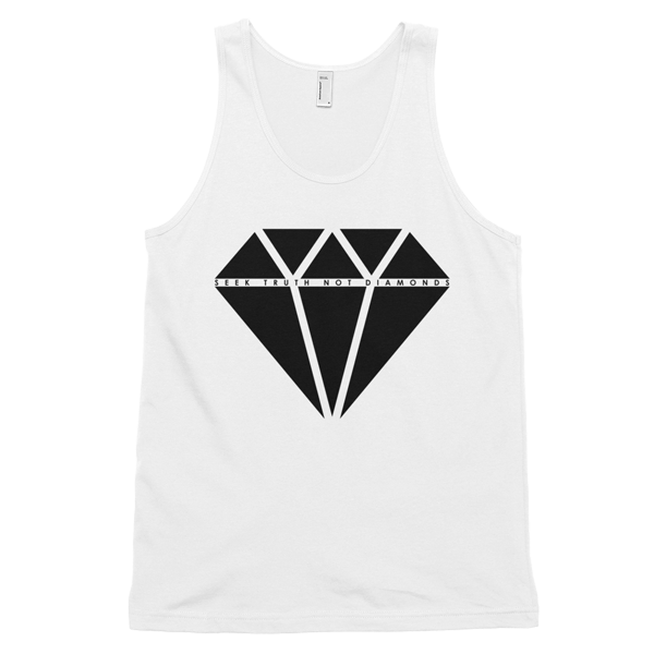 white-sek-truth-not-diamonds-mens-tank-top
