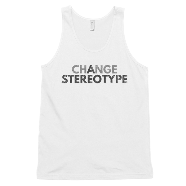 White-Change-a-Stereotype-Men’s-Tank-Top